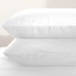 Brentfords Plain Duvet King Size Cover with Pillowcases - White