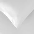 Brentfords Plain Duvet Double Cover with Pillowcases - White