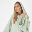 Brentfords Adult Poncho Oversized Changing Robe - Sage