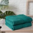 Luxury 100% Cotton 2 Jumbo Bath Sheets Large Towels Bale - Teal