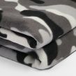 Dreamscene Camo Print Fleece Throw, Grey - 120 x 150 cm