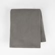 Dreamscene Plain Fleece Throw, Charcoal - 120 x 150 cm