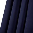 Dreamscene Pencil Pleat Blackout Curtains, Navy - 168 x 137 cm (66" x 54")