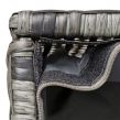 Outsunny Wicker Rattan Storage Box Seat With Cushion - Grey