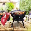 Outsunny Small Portable BBQ - Red