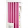 Luxury Ring Top Fully Lined Blackout Eyelet Thermal Door Curtain Pink 66" x 84"