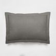 Highams 2 Pack Polycotton Oxford Pillowcases - Charcoal