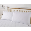 Luxury Polycotton Quilted Pillow Protectors - White