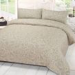 Damask Duvet Cover Bedding Set With Pillowcases Cream Double