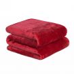 Faux Fur Mink Throw - Red