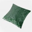 OHS Cut Out Matte Velvet Cushion Covers - Forest Green