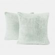 OHS Teddy Marl Cushion Covers - Forest Green