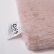 OHS Faux Fur Hot Water Bottle - Blush