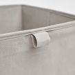 OHS Plain Cube Storage Boxes, Grey - 2 pack