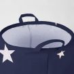 OHS Star Print Laundry Basket - Navy