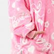 Kids Barbie Hoodie Blanket, Pink - Medium