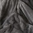 OHS Heated Teddy Fleece Electric Blanket - Charcoal