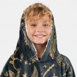 Harry Potter Hogwarts Hoodie Blanket, Black - Kids