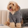  OHS Dog Hoodie Blanket, Charcoal – Large