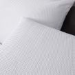 Downland Waffle Embossed Thermal Quilted Pillows - White