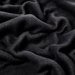 Dreamscene Plain Fleece Throw, Black - 80 x 95 inches