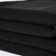 Dreamscene Plain Fleece Throw, Black - 80 x 95 inches