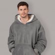 Sienna Supersoft Hoodie Blanket, Adults - Charcoal Grey