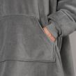 Sienna Supersoft Hoodie Blanket, Adults - Charcoal Grey