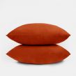 Sienna Matte Velvet Cushion Covers - Burnt Orange