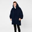 Sienna Supersoft Hoodie Blanket, One Size - Navy Blue