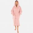 Sienna Extra-Long Sherpa Hoodie Blanket - Blush Pink  