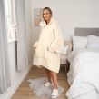 Sienna Supersoft Hoodie Blanket, One Size - Natural