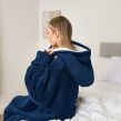 Sienna Extra-Long Hoodie Blanket - Navy