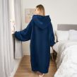Sienna Extra-Long Hoodie Blanket - Navy