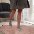 Sienna Soft Fluffy Rug Anti-Slip Plain Shaggy Floor Mat, Blush - 160 x 230cm