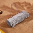 Sienna Tassel Beach Towel Bag - Grey