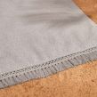 Sienna Tassel Beach Towel Bag - Grey