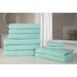 Highams 10 Piece Towel Bale Gift Sets 550 gsm - 100% Cotton - Aqua Blue
