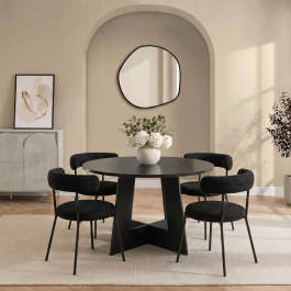  Angular Dining Table - Black 2