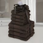 Brentfords Towel Bale 12 Piece - Chocolate