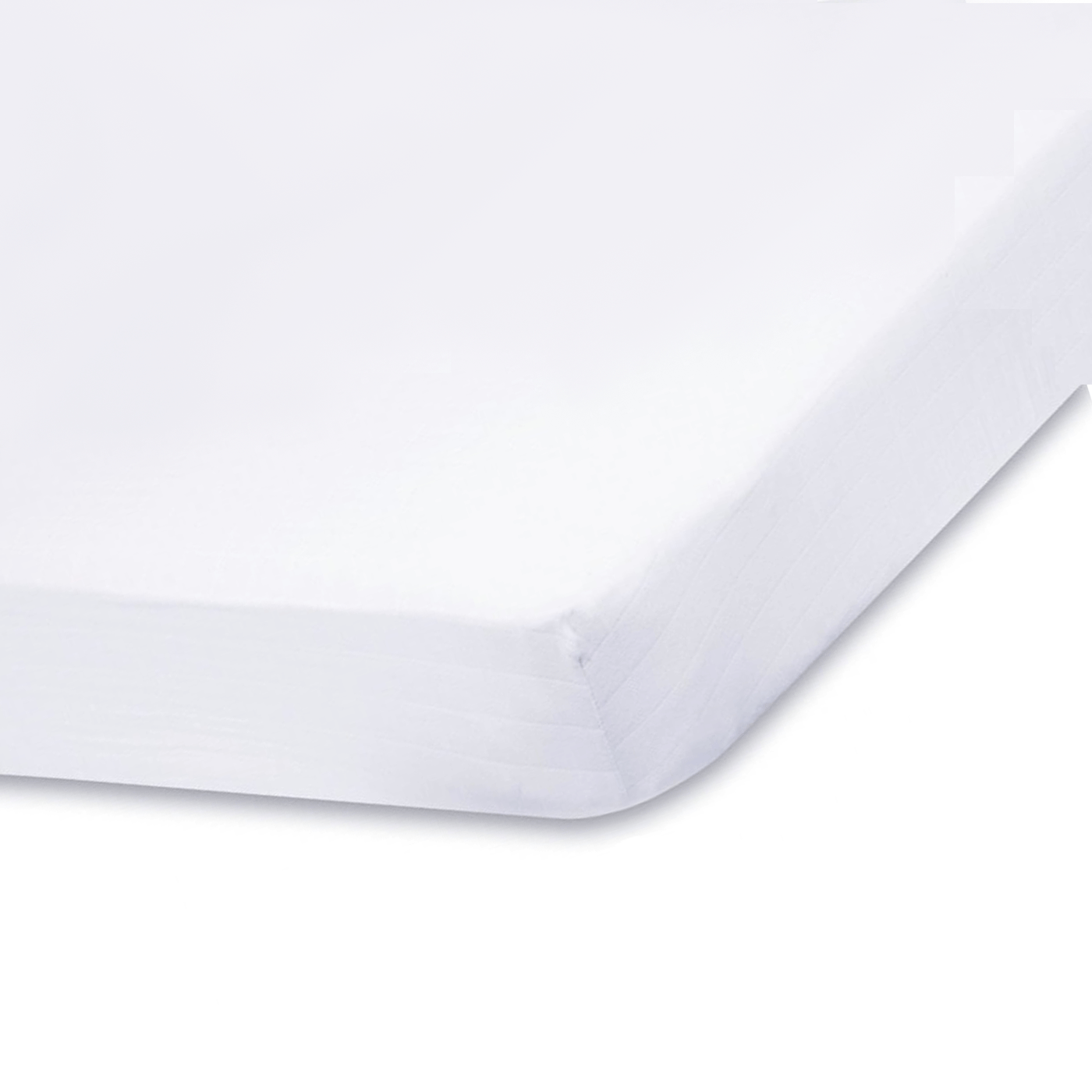 2 Pack Cot Sheets 100% Cotton Jersey – White, 60×120 cm