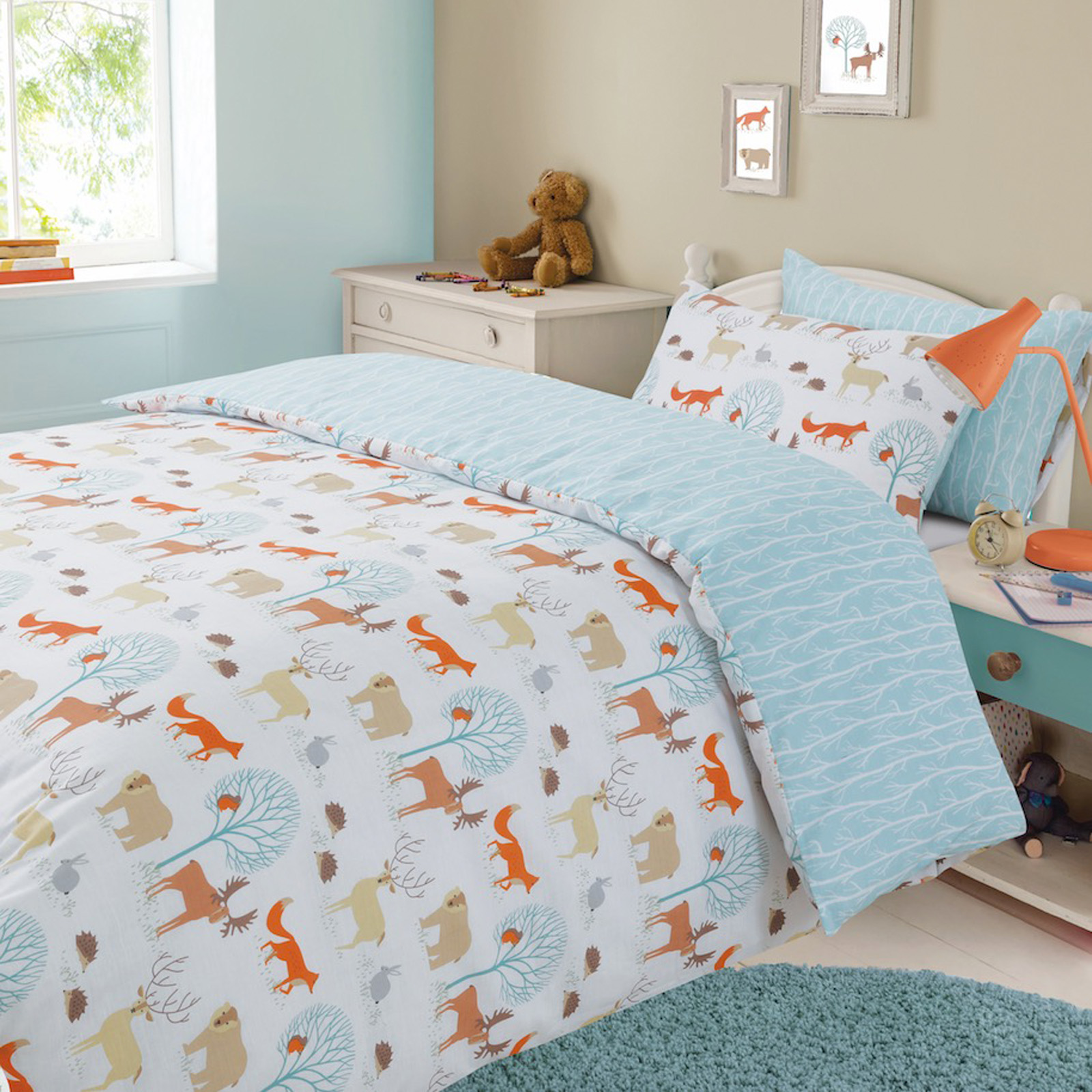 Forest Animals Double Duvet Set – Multi