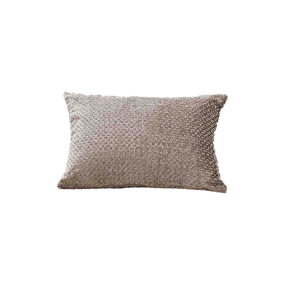 OHS Glitter Velvet Sparkle Cushion 30 x 50cm – Champagne