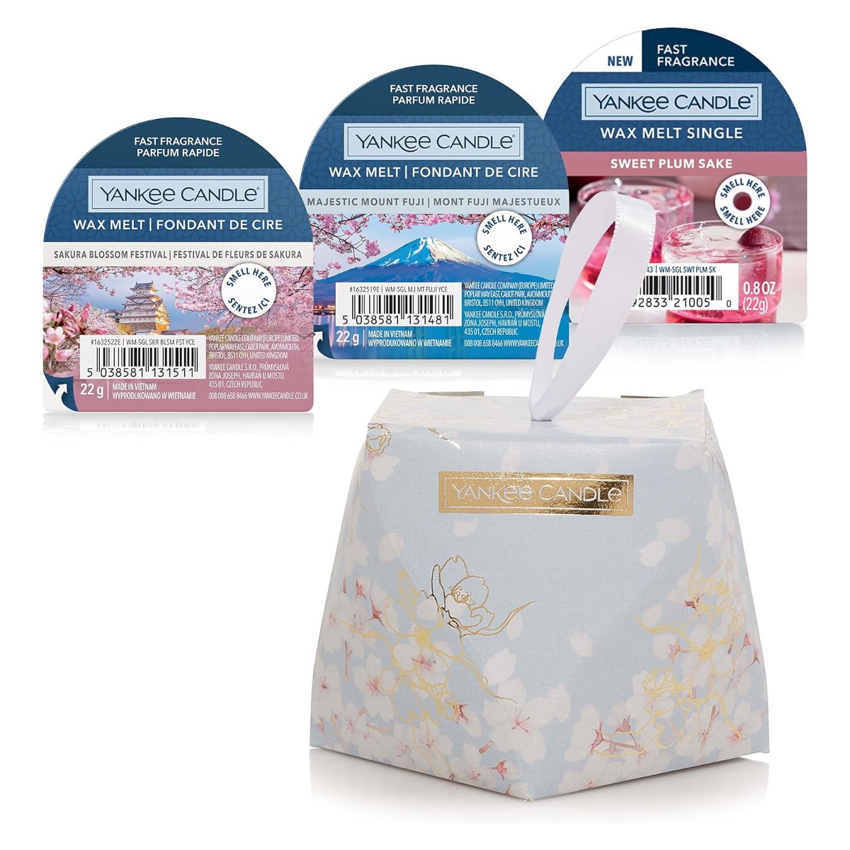 Yankee 3 Wax Melts Sakura Collection Gift Set