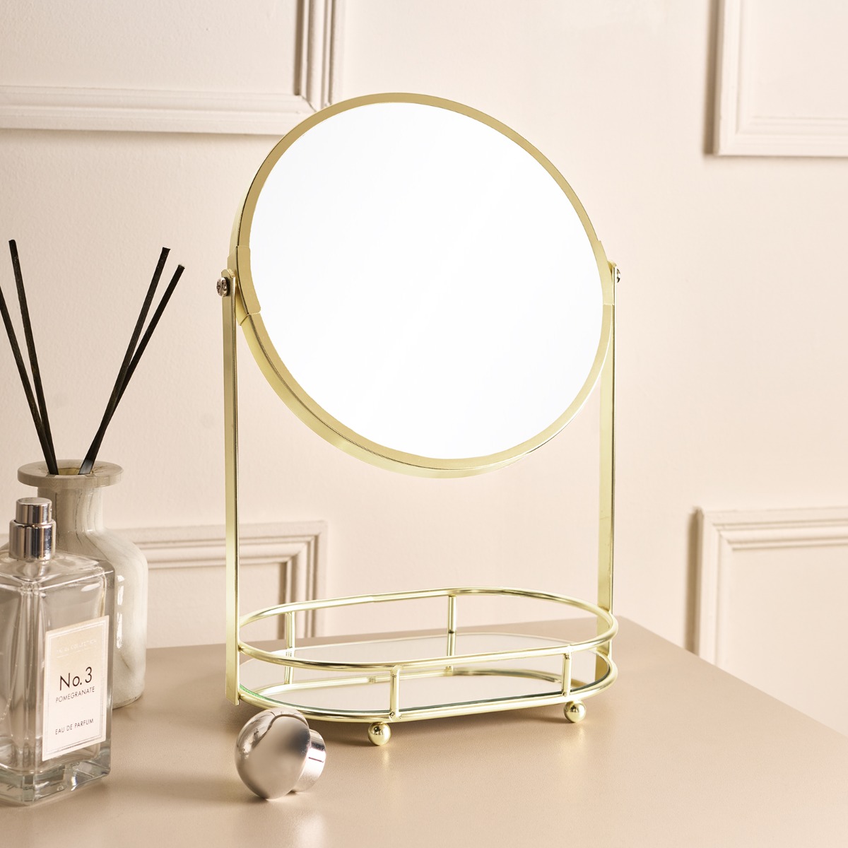 Ohs Vanity Mirror - Gold