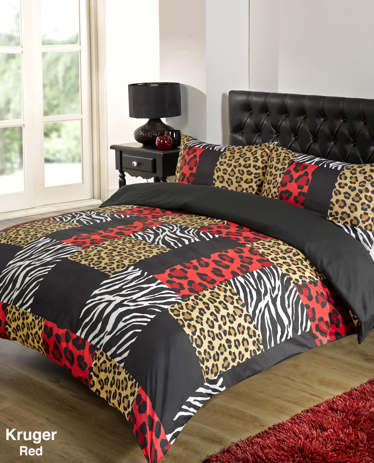 Duvet Quilt Cover Bedding Set – Kruger – All Colours and Sizes