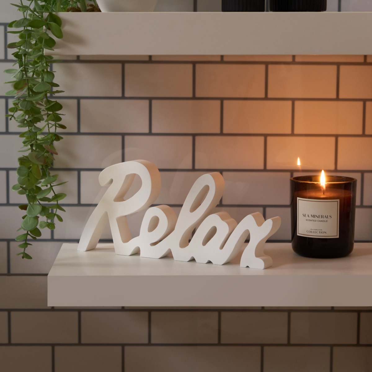 Ohs Relax Ornament - White