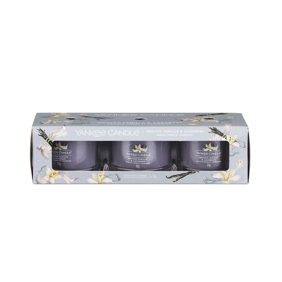 Yankee Candle Votive Set Of 3 – Smoked Vanilla & Cashmere