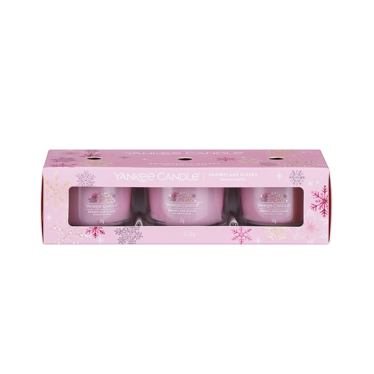 Yankee Candle Votive Set Of 3 – Snowflake Kisses