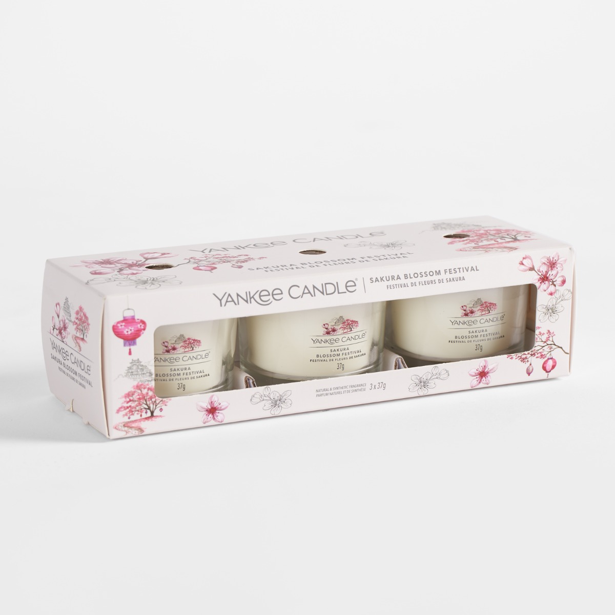 Yankee Candle Votive Set Of 3 – Sakura Blossom Festival